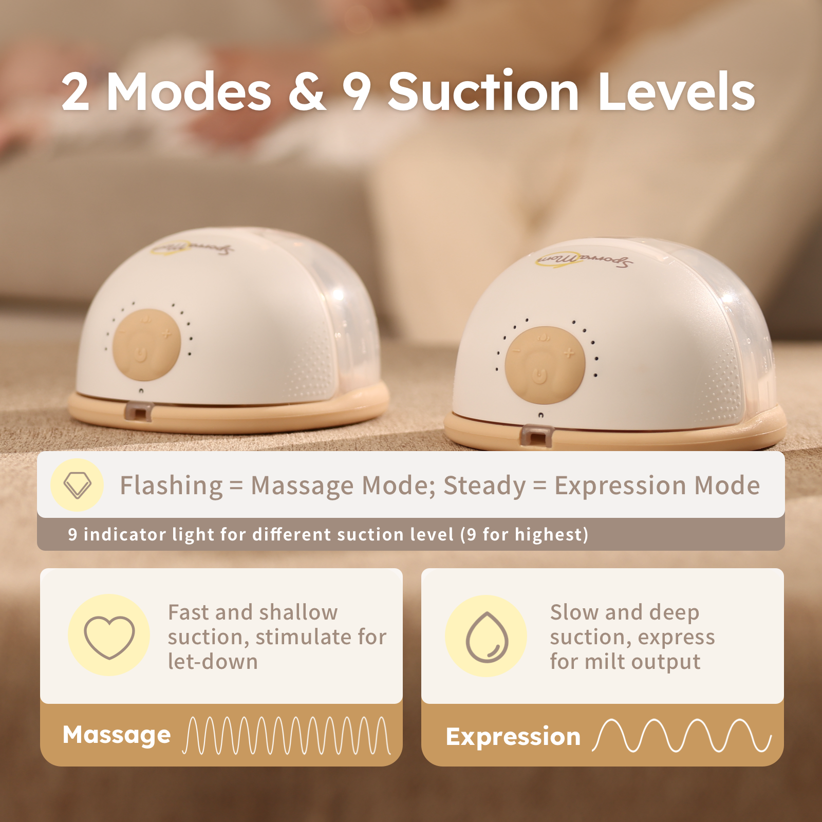 W2 Hands Free Breast Pump for test