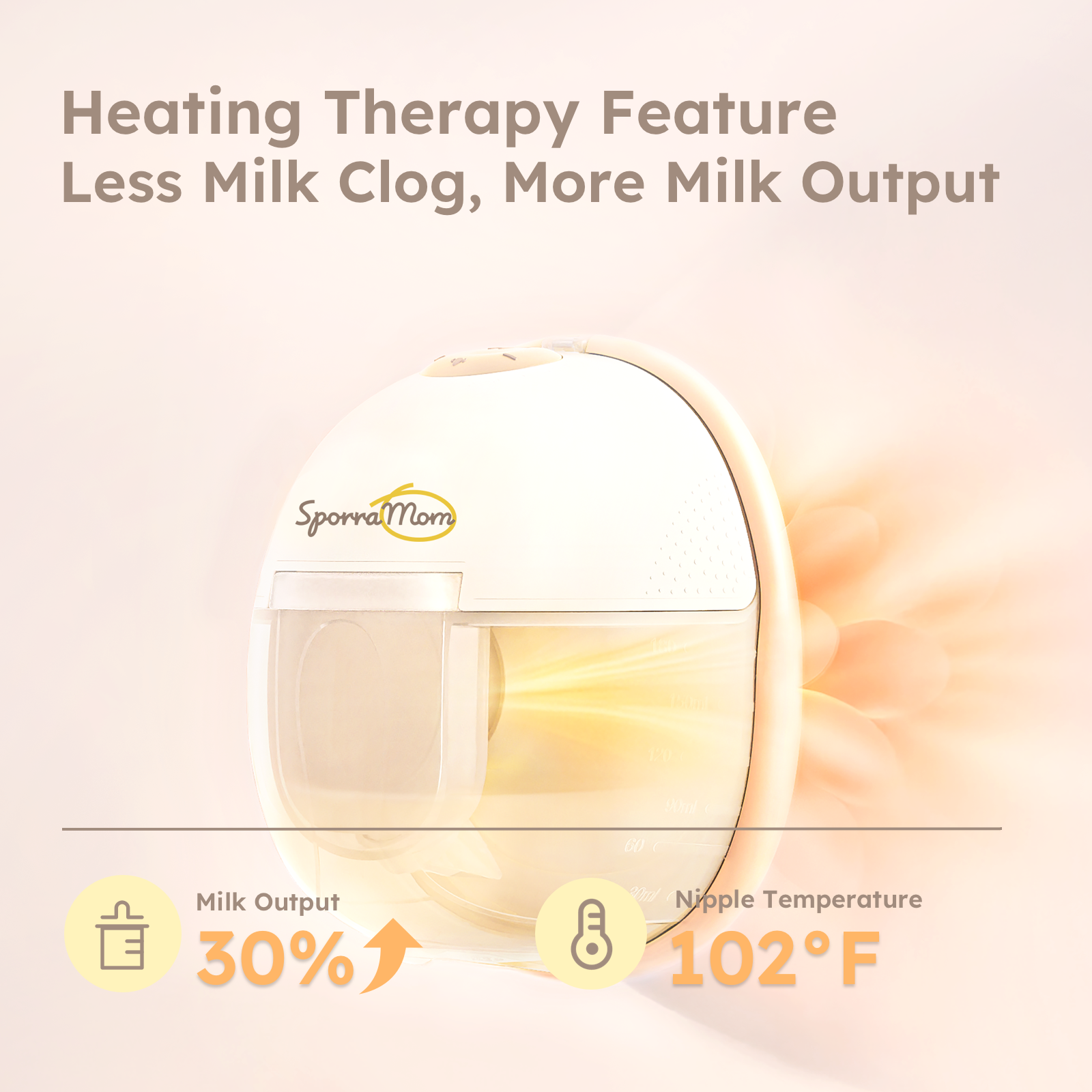 W2  Hands Free  Breast Pump for test